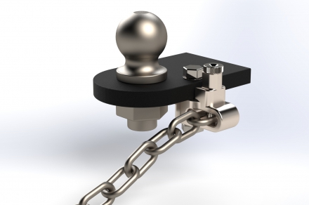 Harvest Trailer Safety Chain Attachment